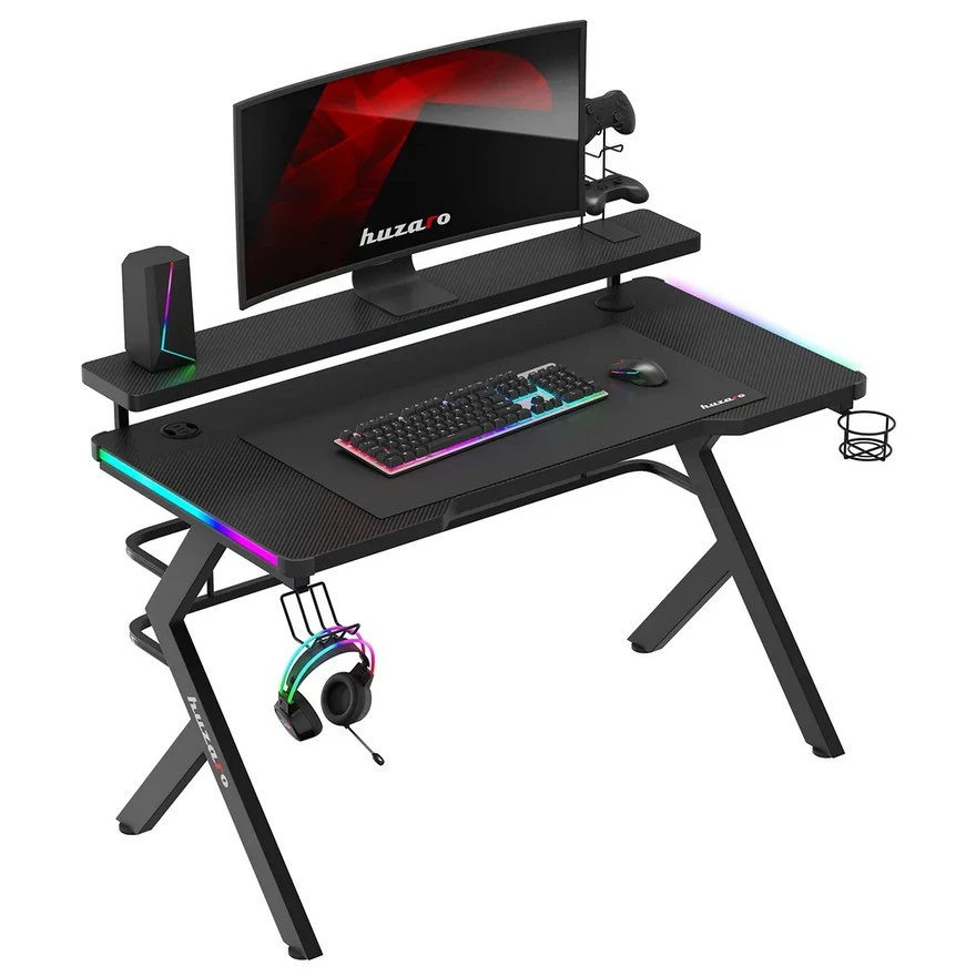 Huzaro Hero 5 RGB Crni Gaming sto