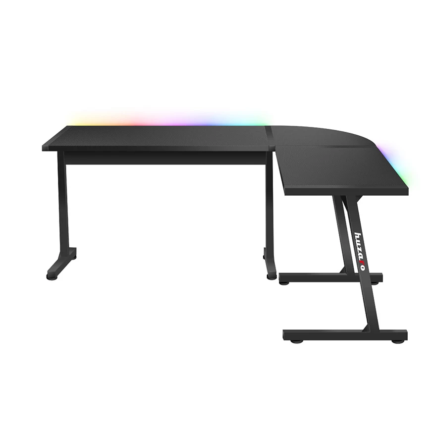 Huzaro Hero 6.0 Crni RGB Ugaoni Gaming sto foto 3