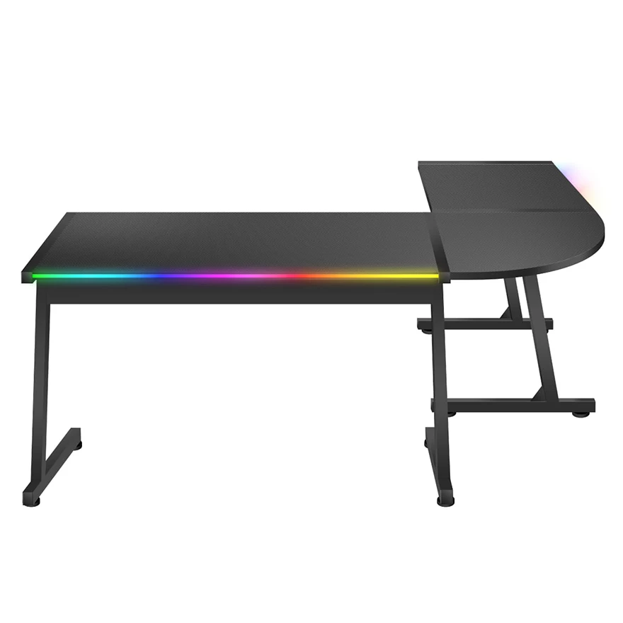 Huzaro Hero 6.0 Crni RGB Ugaoni Gaming sto foto 5