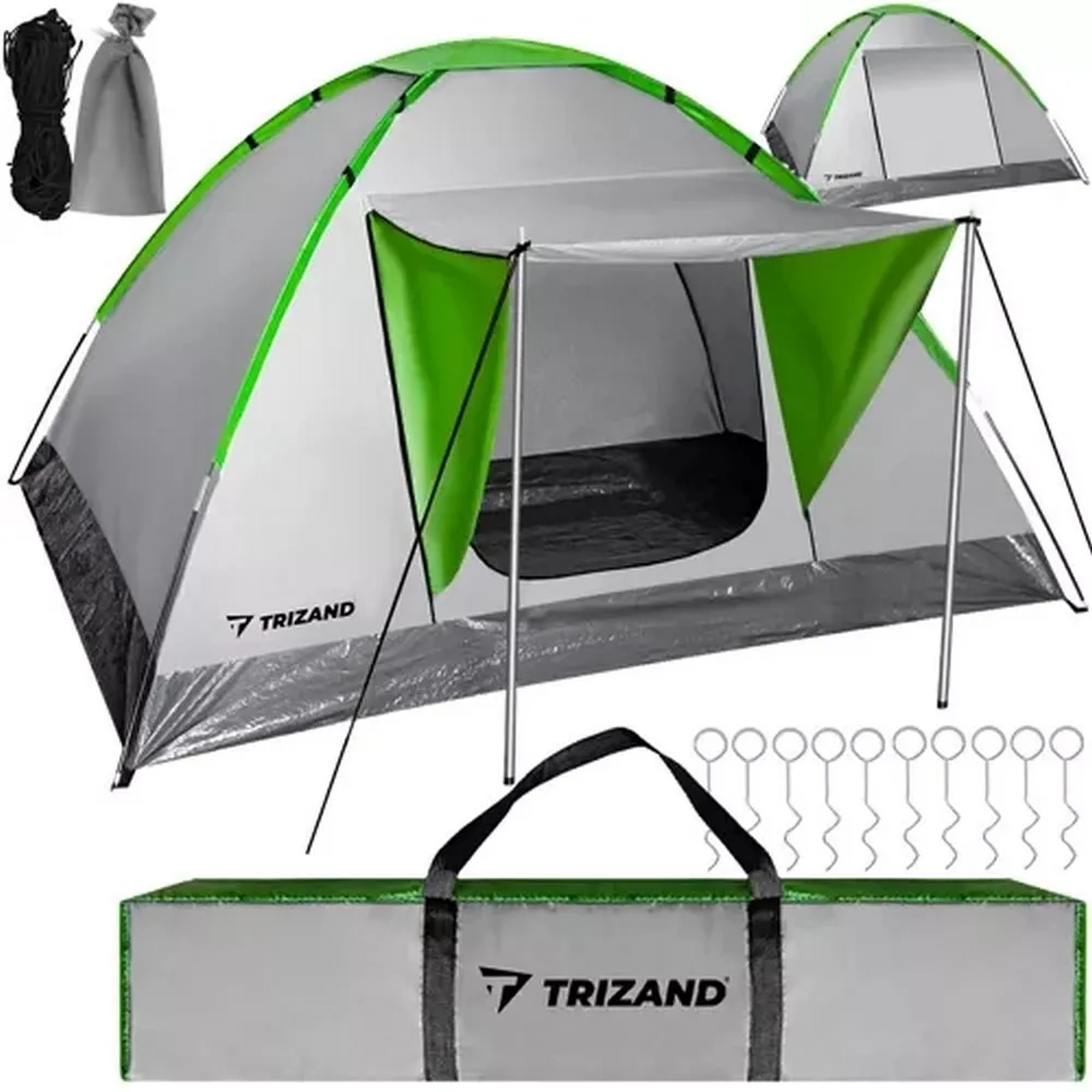 Jeftino povoljno Kamping - Trizand Šator 200x200x110cm za Četiri Osobe